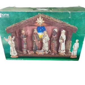 JCPenny Home Collection Rustic Porcelain Natively Set Christmas